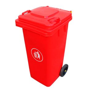 Contenedor Basura 240 Lts Rojo