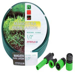 Set De Manguera De Riego De 4 Piezas 15 M Petroflex