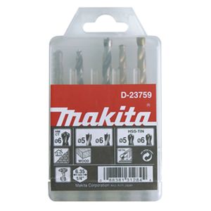 Set Brocas Metal 5 Piezas D-23759 Makita