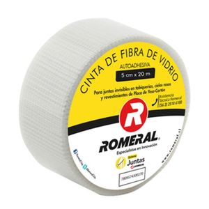 Cinta Fibra de Vidrio 5 Cms x 45 M. Romeral