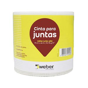 Weber Solcrom Cinta Fibra De Vidrio Juntaplac 10cm X 45mts (Jpl100)