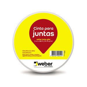Weber Solcrom Cinta Fibra De Vidrio Juntaplac 5cm X 90mts (Jpl090)