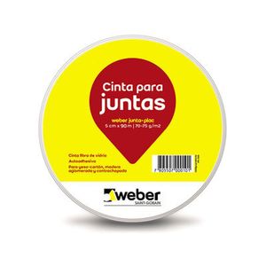 Weber Solcrom Cinta Fibra De Vidrio Juntaplac 5cm X 90mts (Jpl090)