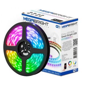 Cinta Led Rgb Smartbright 24W 5Mt Wifi Megabright