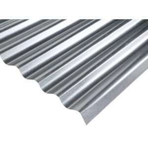 Plancha de Zinc Alum Ac 0.35mm X 2.5mt Villalba