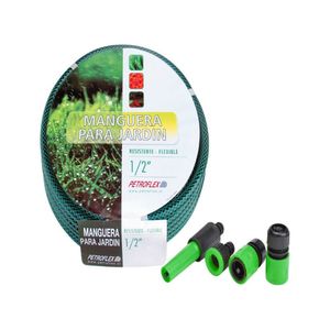 Disp Manguera Mallaflex 1/2'' Jar/Verde C/a x 10 Mts Petroflex