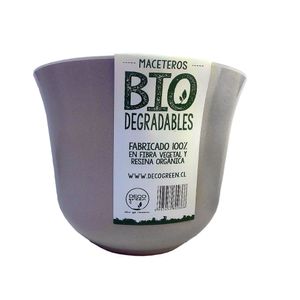 Macetero Bio Curvo Gris Decogreen